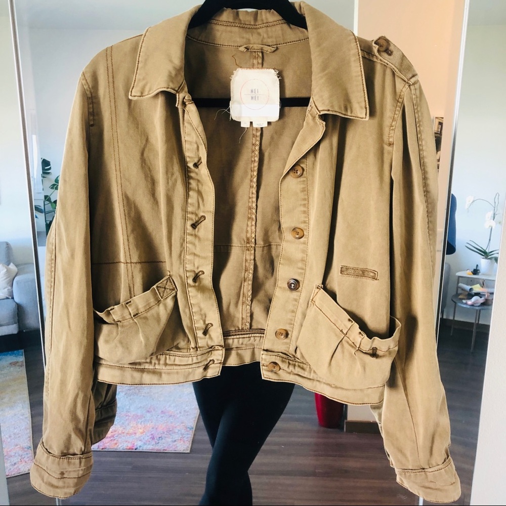 Hei Hei Tan Cargo Jacket
